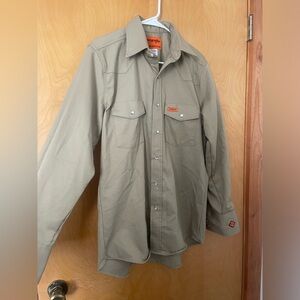 Wrangler Fire Resistance Long Button Up